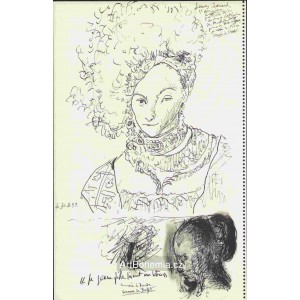 Duchesse Catherine (Cranach) + La jeune fille lisant une lettre (Vermeer)