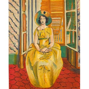 Mademoiselle L.L. - Jeune fille en jaune ou la robe tilleul (1929-31)