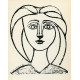 Tête de jeune fille (Head of a young girl) (10.3.1947)