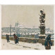 Karlův most a Hradčany v zimě
