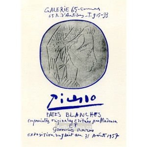 Pâtes blanches - Galerie 65, Cannes, 1957 (Les Affiches originales)